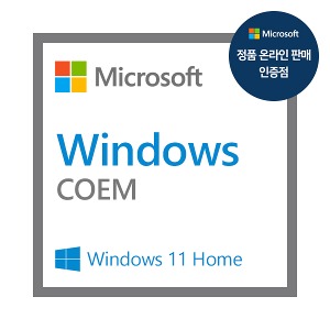 MS인증점 Windows 11 Home COEM 한글 64bit 윈도우 11