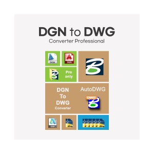 DGN to DWG Converter Pro/ Supports Batch Conversion 상업용(ESD) AutoDWG