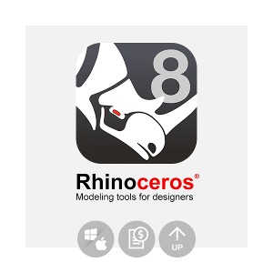 Rhinoceros 8 Rhino 3D Upgrade 상업용 라이선스/ 영구(ESD) 라이노 업그레이드